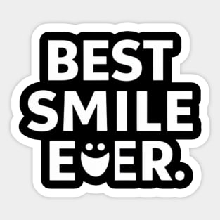 Best smile ever Sticker
